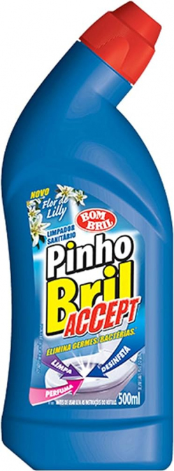 LIMPADOR SANITARIO PINHO BRIL ACCEPT 500ML LILLY