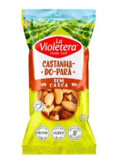 CASTANHA DO PARA LA VIOLET 50G SEM CASCA