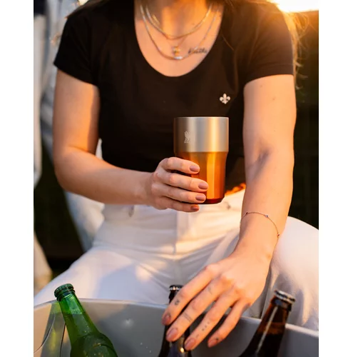 COPO TERMICO 384ML STANLEY TUMBLER AMBER HAZE