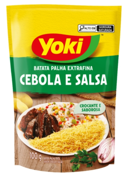 BATATA PALHA YOKI EXTRA FINA 100G CEBOLA & SALSA