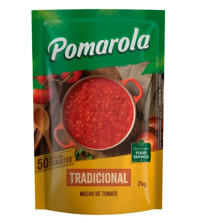 MOLHO TOMATE POMAROLA 2KG TRADICIONAL SACHE