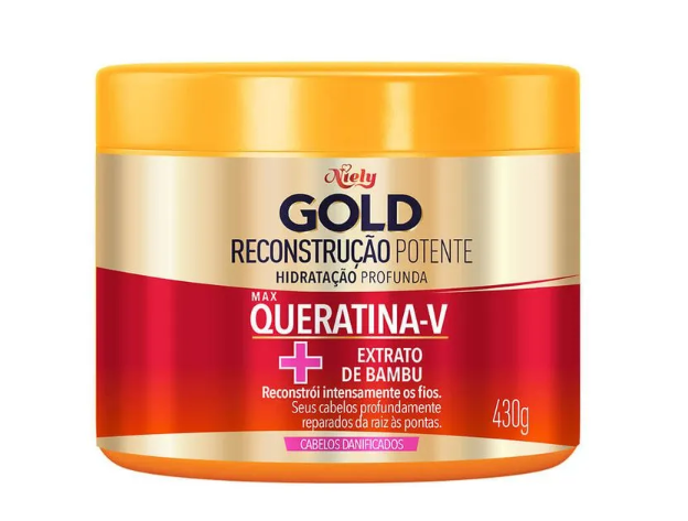 CREME TRATAMENTO NIELY GOLD 430ML RECONSTRUCAO
