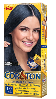 COLOR COR&TON 1.0 PRETO AZULADO