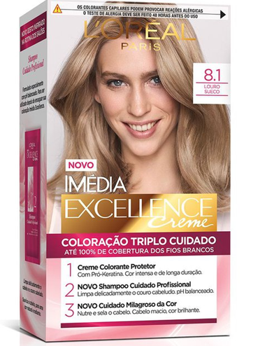 COLOR EXCELLENCE CREME 8.1 LOURO SUECO