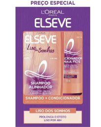 KIT ELSEVE SH375ML+COND170ML LISO SONHOS